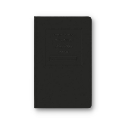 Public Supply - Notebook - Black